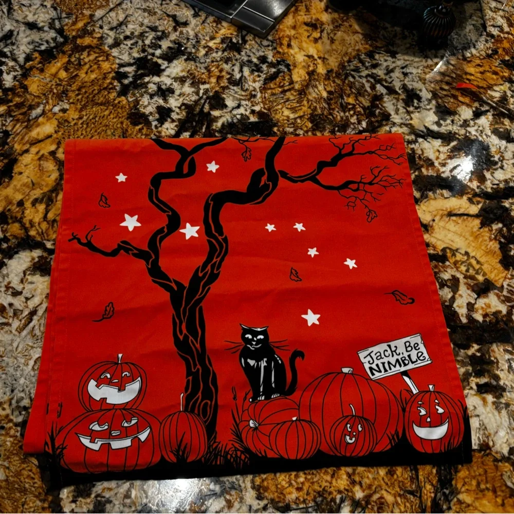 Pottery Barn Kids Halloween Table Runner - 
17x70 New - Picture 2 of 5